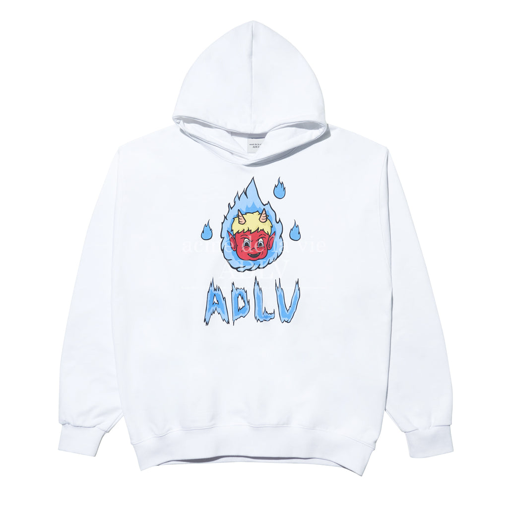 アクメドラビ(acme' de la vie) ADLV DEVIL HOODIE WHITE