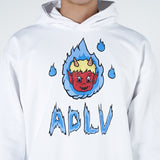アクメドラビ(acme' de la vie)  ADLV DEVIL HOODIE WHITE