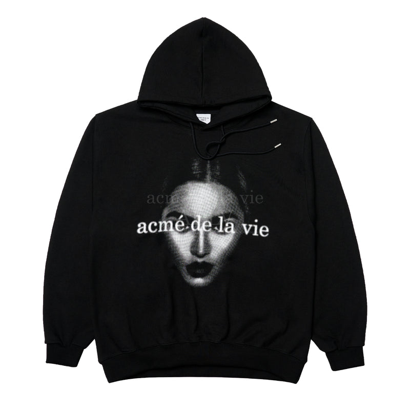 アクメドラビ(acme' de la vie) ACMEDELAVIE FACE HOODIE BLACK