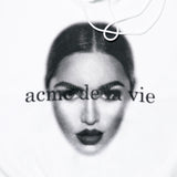 アクメドラビ(acme' de la vie) ACMEDELAVIE FACE HOODIE WHITE
