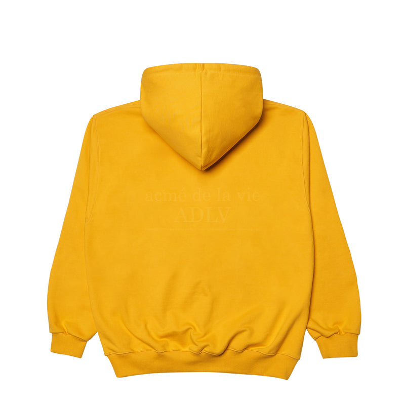 アクメドラビ(acme' de la vie) ANGEL GLOBE HOODIE MUSTARD