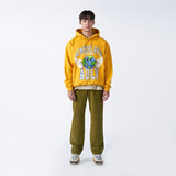 アクメドラビ(acme' de la vie) ANGEL GLOBE HOODIE MUSTARD