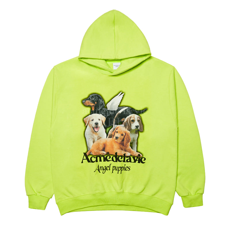 アクメドラビ(acme' de la vie) ANGEL PUPPY HOODIE LIME