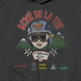 アクメドラビ(acme' de la vie) BIKER HELMET HOODIE CHARCOAL