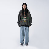 アクメドラビ(acme' de la vie) BIKER HELMET HOODIE CHARCOAL