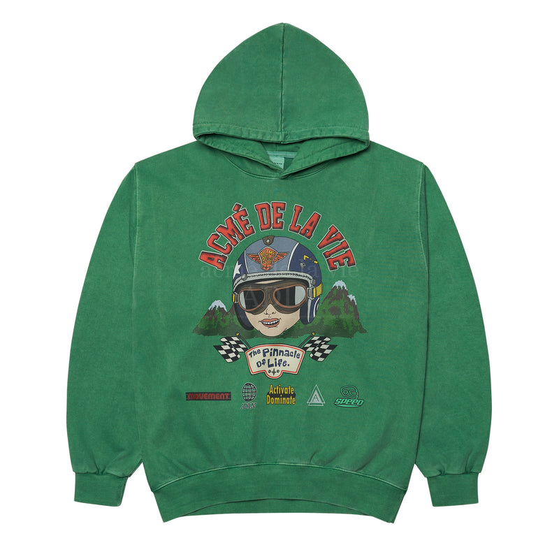 アクメドラビ(acme' de la vie) BIKER HELMET HOODIE GREEN
