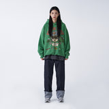 アクメドラビ(acme' de la vie) BIKER HELMET HOODIE GREEN