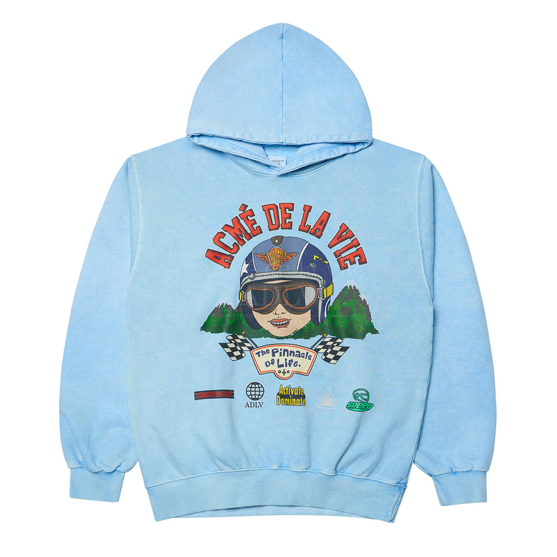アクメドラビ(acme' de la vie) BIKER HELMET HOODIE SKY BLUE