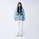 アクメドラビ(acme' de la vie) BIKER HELMET HOODIE SKY BLUE