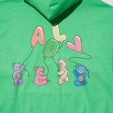 アクメドラビ(acme' de la vie)  BALLOON TEDDY BEAR HOODIE LIGHT GREEN