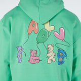 アクメドラビ(acme' de la vie)  BALLOON TEDDY BEAR HOODIE LIGHT GREEN