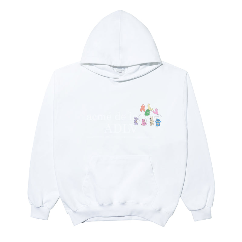 アクメドラビ(acme' de la vie)  BALLOON TEDDY BEAR HOODIE WHITE