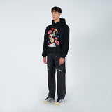 アクメドラビ(acme' de la vie) CANDY, CAT AND DOG HOODIE BLACK