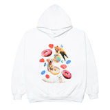 アクメドラビ(acme' de la vie) CANDY, CAT AND DOG HOODIE WHITE