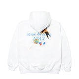 アクメドラビ(acme' de la vie) CANDY, CAT AND DOG HOODIE WHITE