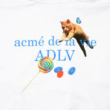 アクメドラビ(acme' de la vie) CANDY, CAT AND DOG HOODIE WHITE