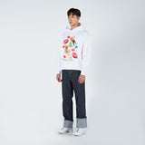 アクメドラビ(acme' de la vie) CANDY, CAT AND DOG HOODIE WHITE