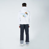 アクメドラビ(acme' de la vie) CANDY, CAT AND DOG HOODIE WHITE