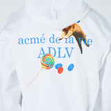 アクメドラビ(acme' de la vie) CANDY, CAT AND DOG HOODIE WHITE