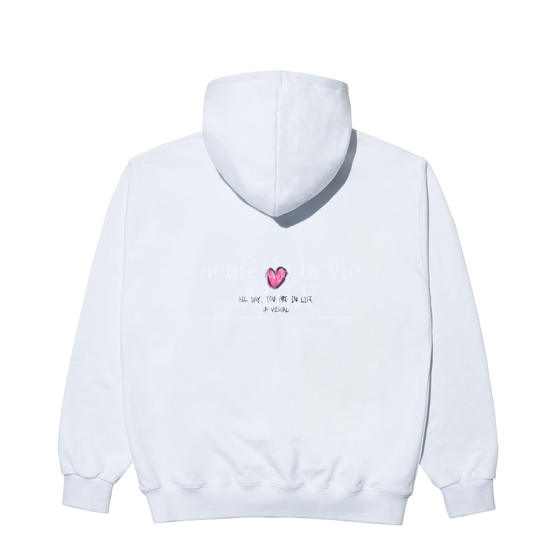 アクメドラビ(acme' de la vie)  COLORFUL CRAYON HOODIE WHITE