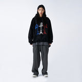 アクメドラビ(acme' de la vie)   THE EIFFEL TOWER HOODIE BLACK