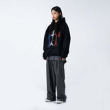 アクメドラビ(acme' de la vie)   THE EIFFEL TOWER HOODIE BLACK
