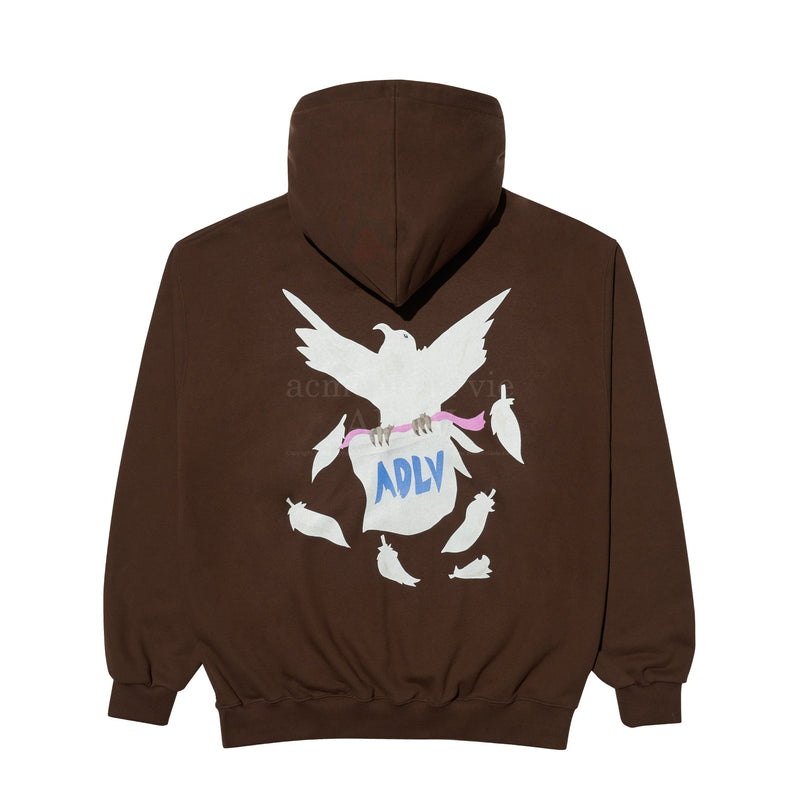 アクメドラビ(acme' de la vie)  FEATHER HOODIE BROWN