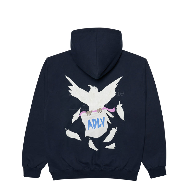 アクメドラビ(acme' de la vie)  FEATHER HOODIE NAVY