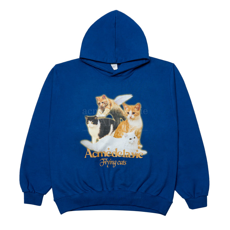 アクメドラビ(acme' de la vie) FLYING CAT HOODIE BLUE