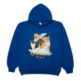 アクメドラビ(acme' de la vie) FLYING CAT HOODIE BLUE