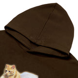 アクメドラビ(acme' de la vie) FLYING CAT HOODIE BROWN