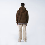 アクメドラビ(acme' de la vie) FLYING CAT HOODIE BROWN