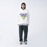 アクメドラビ(acme' de la vie) GRAFFITI BUTTERFLY HOODIE OFF-WHITE