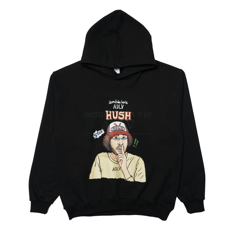 アクメドラビ(acme' de la vie)  HUSH HOODIE BLACK
