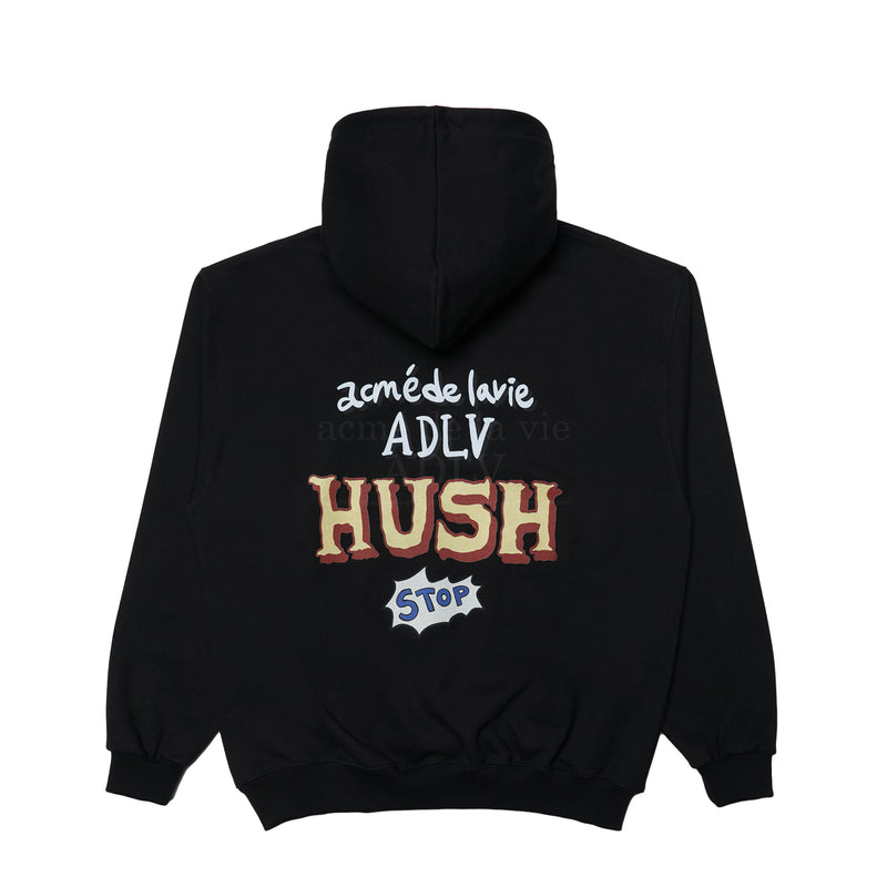 アクメドラビ(acme' de la vie)  HUSH HOODIE BLACK