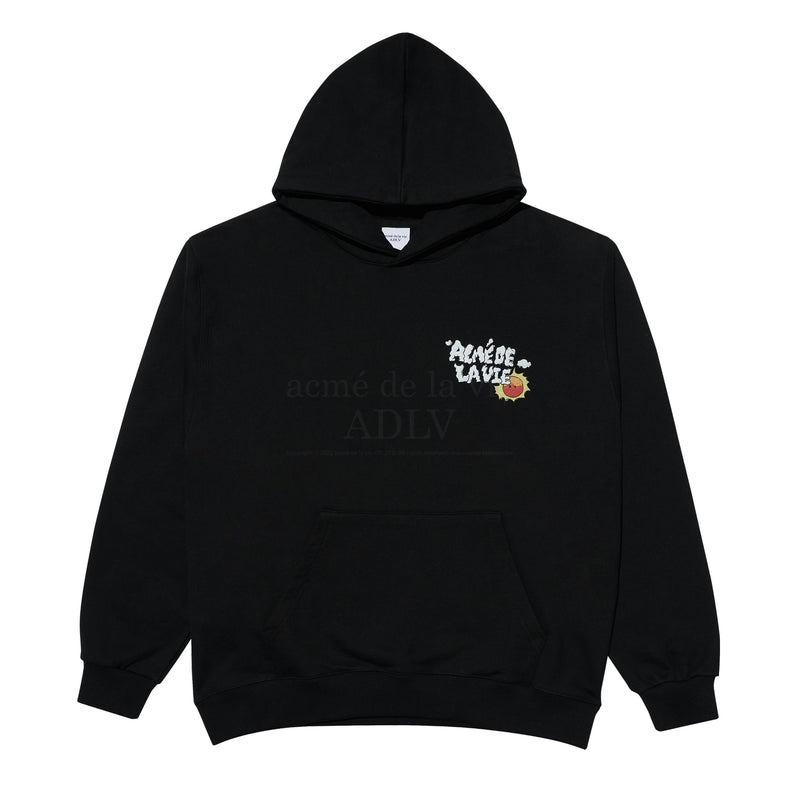 アクメドラビ(acme' de la vie)  MUSHROOM VILLAGE HOODIE BLACK