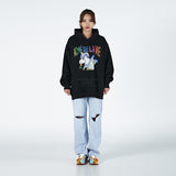 アクメドラビ(acme' de la vie)  RAINBOW UNICORN HOODIE BLACK