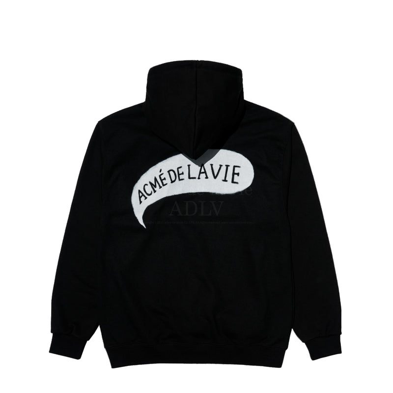 アクメドラビ(acme' de la vie)  SPEECH BALLOON TEDDY BEAR HOODIE BLACK