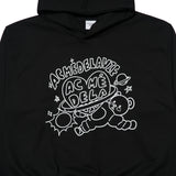 アクメドラビ(acme' de la vie) SPACEMAN TEDDY BEAR REFLECTOR HOODIE BLACK