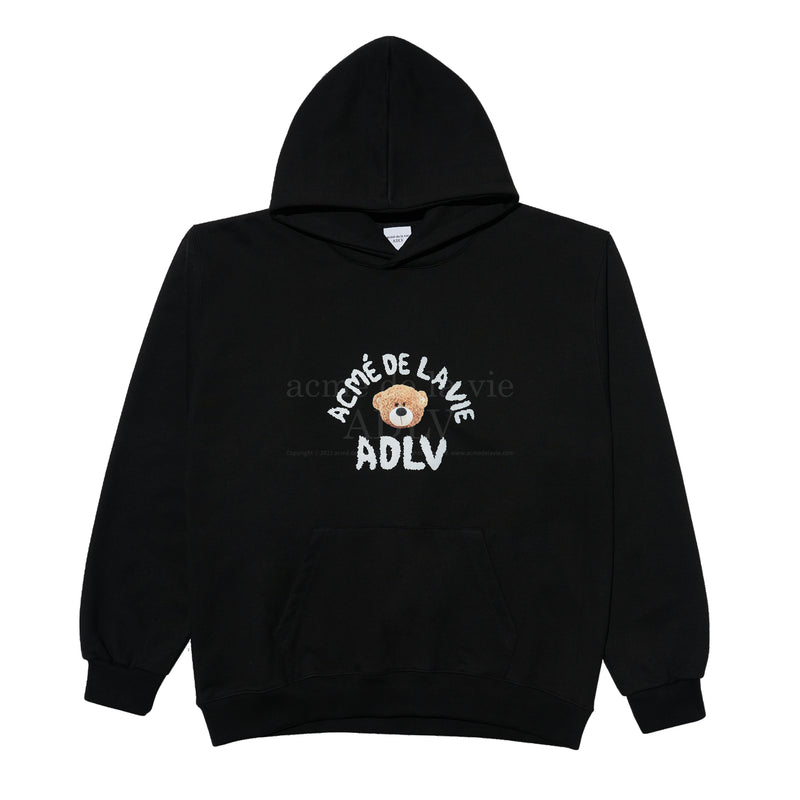 アクメドラビ(acme' de la vie)  TEDDY BEAR (BEAR DOLL) HOODIE BLACK