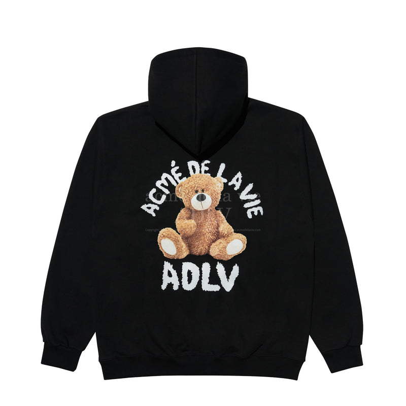 アクメドラビ(acme' de la vie)  TEDDY BEAR (BEAR DOLL) HOODIE BLACK