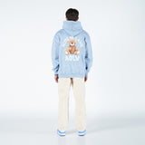 アクメドラビ(acme' de la vie)  TEDDY BEAR (BEAR DOLL) HOODIE SKYBLUE