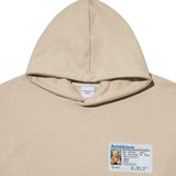 アクメドラビ(acme' de la vie)  TEDDY BEAR'S LICENSE HOODIE BEIGE