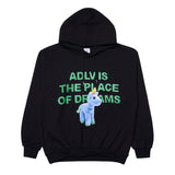アクメドラビ(acme' de la vie) UNICORN CLAY HOODIE BLACK