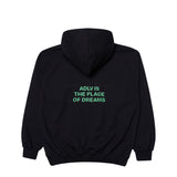 アクメドラビ(acme' de la vie) UNICORN CLAY HOODIE BLACK