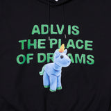 アクメドラビ(acme' de la vie) UNICORN CLAY HOODIE BLACK