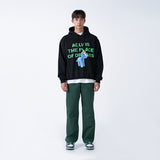 アクメドラビ(acme' de la vie) UNICORN CLAY HOODIE BLACK