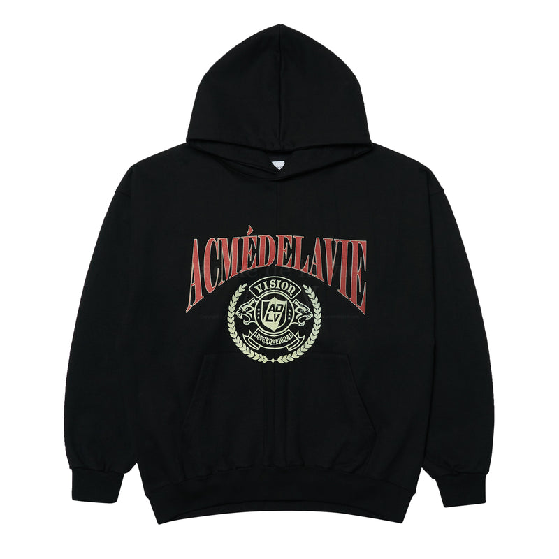 アクメドラビ(acme' de la vie) VINTAGE LAUREL HOODIE BLACK