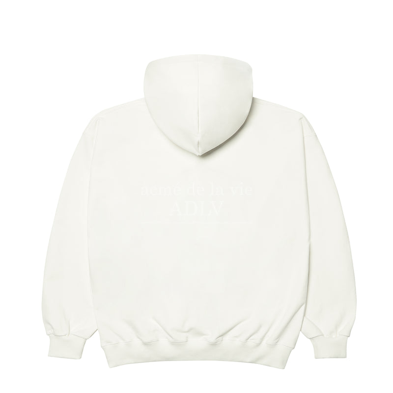 アクメドラビ(acme' de la vie) VINTAGE LAUREL HOODIE OFFWHITE