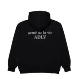 アクメドラビ(acme' de la vie)   ADLV BABY FACE HOODIE BLACK GREY TEDDYBEAR